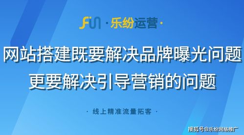 網站搭建別停留在品牌推廣層面,樂紛運營 業務營銷屬性應同步考慮